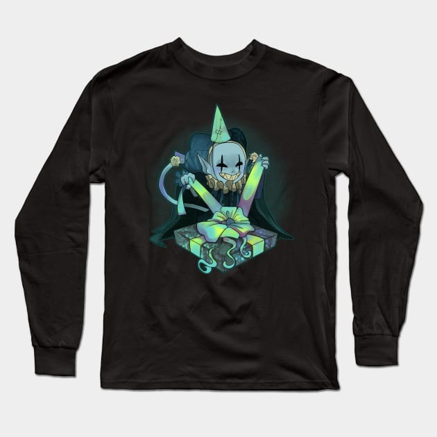 Jevil Deltarune Long Sleeve T-Shirt by WiliamGlowing